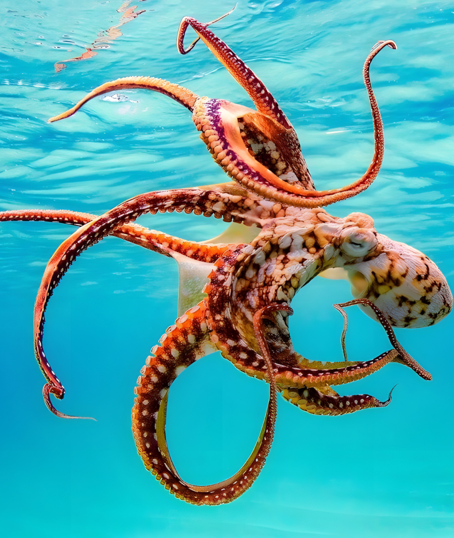 Octopus symbolising adaptive, intelligent sustainability decision-making for growing businesses